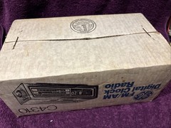General Electric GE C4310 A Flip Clock Radio With Alarm EXCELLENT w/box