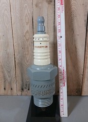Vintage Champion Spark Plug Radio Display UNTESTED Made In Japan