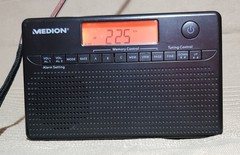 Medion MD82157 Essen Germany LW MW SW FM Receiver.Timer, stopw etc.Good working