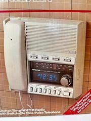 Soundesign Kitchen Timer AM/FM Radio w telephone 7577 vintage – NIB