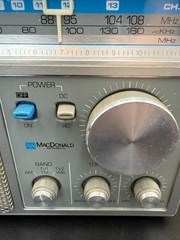 MacDonald VHF-Air-Weather AM/FM Multi-Band Radio Receiver – Vintage