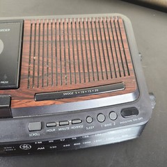 PARTS/REPAIR – VTG GE 7-4966A Alarm Clock Radio Cassette Recorder – Dual Alarm
