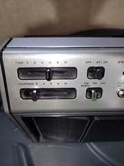 Zenith portable AM FM radio model RH 78Y, AC or battery, made in Taiwan