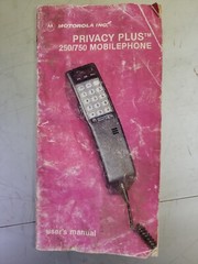 Vintage Collectable Motorola Mobile Radio Mobilphone Privacy Plus 250 Powers On