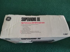 GE SuperRadio III Model 7-2887 Long Range AM/FM High Performance – Box & Foam
