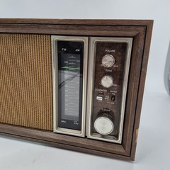 Sony TFM-9440 W AM/FM Table Top Wood Radio Tested & Works Vintage