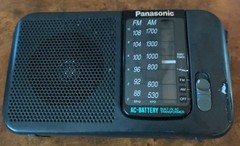Vintage Panasonic RF-544 Fm/am Portable Radio