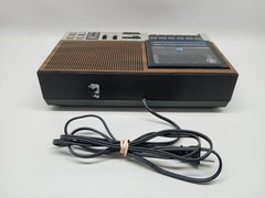Vintage GENERAL ELECTRIC FM/AM Clock Radio Cassette Recorder, GE Model 7-4956B