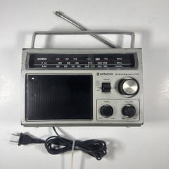 Vintage Hitachi KH-949H Portable 5-Band Radio PSB AIR AM/FM Power Tested Working