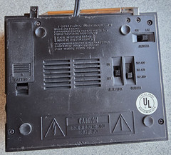 VTG Realistic Weatheradio Alert 3 Channel Toggle Switch Alert Siren Walnut Grain