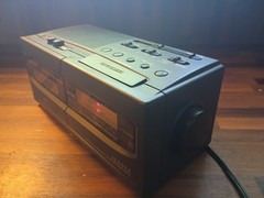 VTG Emerson AK2756 AM FM Clock Radio Cassette Player – Retro Alarm Clock