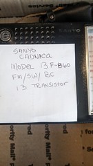 Vintage SANYO Cadnica 13F-B60 Tri-Band FM/SW/BC 13-Transister Radio – Works