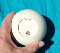 Vintage Panasonic Panapet 70 R-70 AM Ball Radio White Space Age Japan WORKS