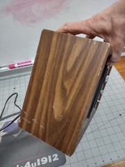 Vintage Mid Century Modern Wood Grain Radio PANASONIC #RE-6286 AM/FM