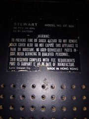 Vintage AM FM Receiver Air PB/WB Radio Model ST-825