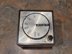 Vintage Gramy Phone 8 Victrola & Sony TR-1819 6 Transistor Tabletop Am Radios