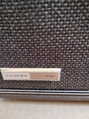 Lloyd&rsquo;s AM/FM Clock Radio Dated Between 60s and 70s Model 9J41-100A Vintage