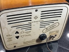 Vintage Telefunken Jubilee Export 1950s Tube Radio AM FM Works West Germany