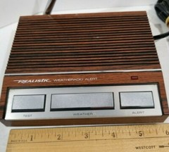 Vintage REALISTIC Weatheradio Alert III Model 12-140 Weather Radio Tested Works
