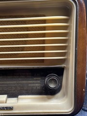 Vintage Telefunken Jubilee Export 1950s Tube Radio AM FM Works West Germany