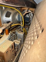 METZ 308 MCM Large Tabletop Tube AM FM SW Radio Germany As Is Parts or Repair