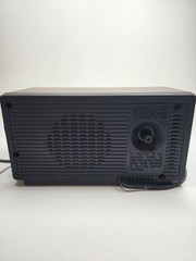 Vintage GE Clock Radio 7-4550C AM/FM Alarm Walnut Grain Retro Tested Works READ