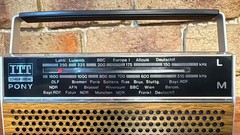 ITT Schaub-Lorenz Pony 13 Vintage Portable Radio Germany 1970s Working Box&Paper