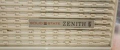 Vintage Zenith Z275L Am Alarm Clock Radio Mid Century 2 2677 Working