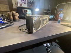 Vintage Radio Retro 1980&rsquo;s Sears Roebuck & Co SR-3000 Series – Red(Burg) Boombox