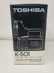 Untested TOSHIBA Vintage Searchlight With Radio K-501