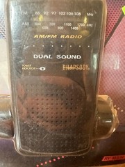 New Lot Of 6 Vintage Personal AM/FM Stereo Radios Ry103h Music Player Hdphns