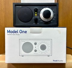 Tivoli Audio Model One AM/FM Tabletop Radio Speaker Black Mint w/Box Japan