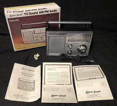 VINTAGE LENOXX SOUND MODEL PR-36 AM/FM/TV/WEATHER 4 BAND RADIO BOX MANUAL