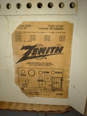 Vintage 1960 Zenith Clock Radio Tabletop Model G516W – Clock Works