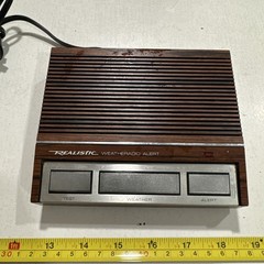 Vintage Realistic Weatheradio Weather Alert Radio Model 12-140 Faux Wood Works