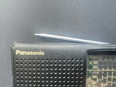 Vintage Panasonic RF-9 FM MW SW1-7 9 Band Receiver Compact Radio With Case Japan