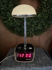 Vintage 1970&rsquo;s Timeband Desk Bedside Clock & Light (Read Description)