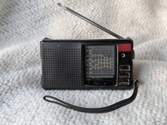 Panasonic Matsushita RF-9 FM MW SW1-7 9 Band Receiver Compact Radio + Case