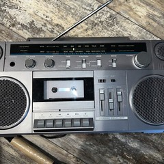 Vintage Sears Boombox Radio SR2100 Series Stereo Ghetto blaster 80s Working Read