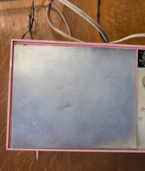 Vtg 1960s Barbie Pink Emerson LifeTimer II Clock Tube Radio G1705 Tested Working
