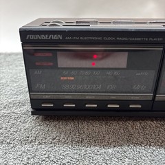 VTG SoundDesign AM FM Radio Cassette Player Alarm Clock 3838WAL Works