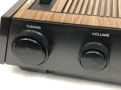 Vtg 1984 Suntone (Hong Kong) Clock Radio RR-049 Red Digital *TESTED, WORKS* EUC!