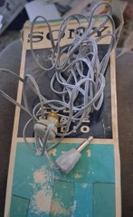 Vintage Sony AM Solid State 2R-31 Radio Tested Powers On Box Ear Phones