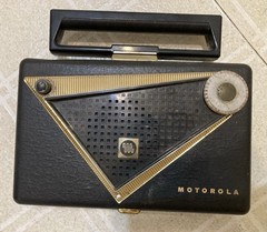 Vintage Motorola 55L1 Radio-Chassis HS 470 Serial#3312 -untested