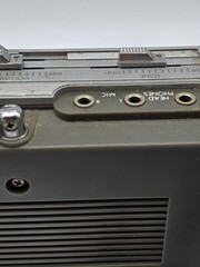 Vntg Sears Roebuck & Co SR-3000 Series Silver Mini Stereo Boombox TESTED WORKING