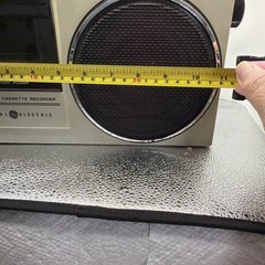 VINTAGE GE AM/FM RADIO/CASSETTE RECORDER MODEL 3-5244A WORKS