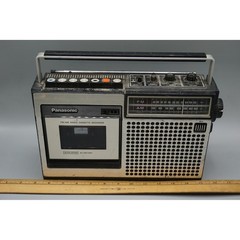 Panasonic RQ-542S Vintage FM AM Radio Cassette Recorder Silver Black Japan