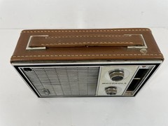 VTG READ Motorola X31N-1 All Transistor AM Portable Radio w/ Leather Case USA