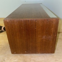 Vintage 1970&rsquo;s Panasonic RE-7371 AM FM Table Top Radio Wood Case