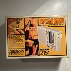 Vintage Portable Soundesign AM/FM Transistor Radio Model 2151 New In Box